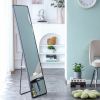 3rd generation black solid wood frame full length mirror, dressing mirror, bedroom porch, decorative mirror, clothing store, floor to ceiling mirror,