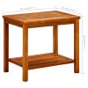 Coffee Table 19.7"x13.8"x17.7" Solid Acacia Wood