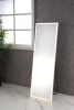 62*20Full Length Mirror with LED Lights, Free Standing Tall Mirror, Lighted Floor Mirror, Wall Mounted Hanging Mirror, Full Body Mirror w/Dimming & 3