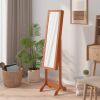 Free-Standing Mirror with LED 13.4"x14.6"x57.5"