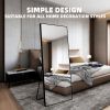 Mirror Full Length Mirror with Lights Wide Standing Tall Full Size Mirror for Bedroom Giant Full Body Mirror Large Floor Mirror with Lights Stand Up D