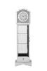 ACME Noralie GRANDFATHER CLOCK Mirrored & Faux Diamonds AC00309