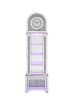ACME Noralie GRANDFATHER CLOCK W/LED Mirrored & Faux Diamonds AC00353