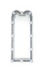 ACME Noralie Accent Floor Mirror in Mirrored & Faux Diamonds 97985