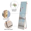 The3rd generation packaging upgrade includes a light oak solid wood frame full length mirror, dressing mirror, bedroom entrance, decorative mirror, cl