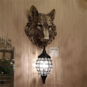 Country Retro Personalized Wall Lamp Bar Cafe Theme Restaurant B & B Inn Resin Decorative Wall Lamp (Option: 220V Ordinary)